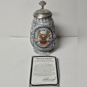 Harley-Davidson Journey  Collector Beer Stein Limited Edition w/ Certificate